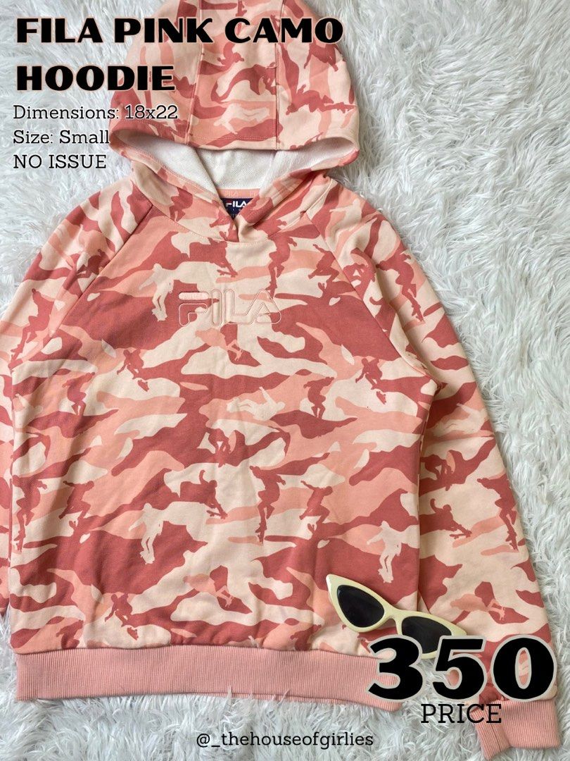 Fila camo hoodie cheap