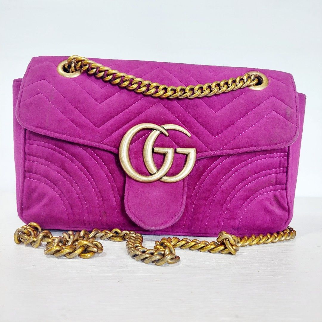 Gucci tas suede on sale