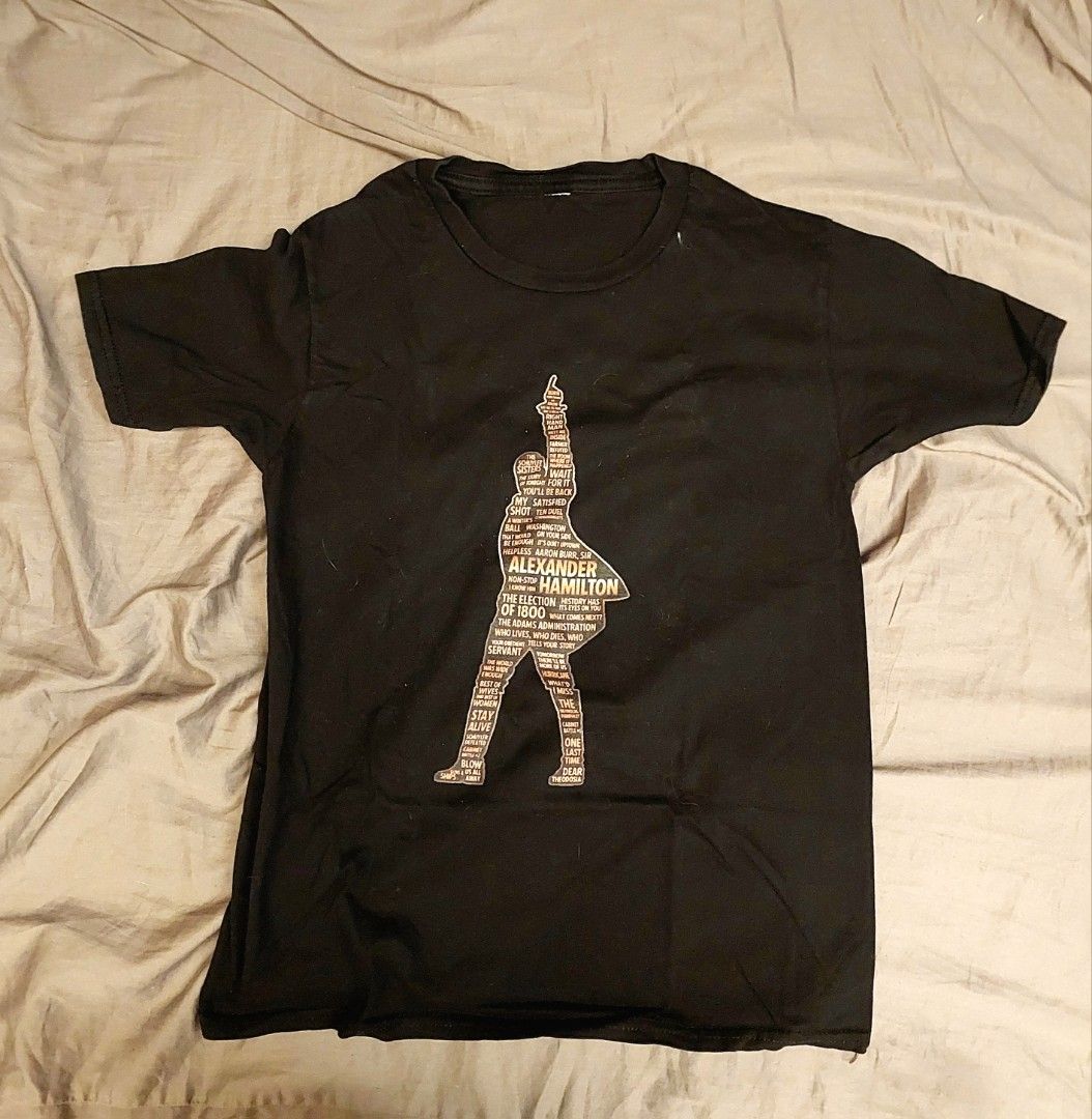 Hamilton musical shirt, Men's Fashion, Tops Sets, Tshirts Polo