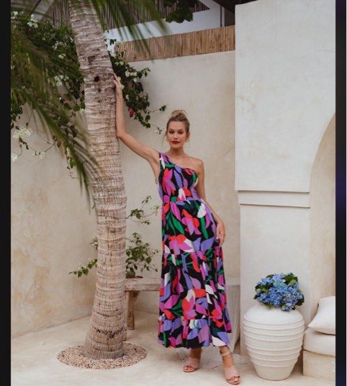rip curl beach dress Rip Curl Beach Party Midi Dress Black