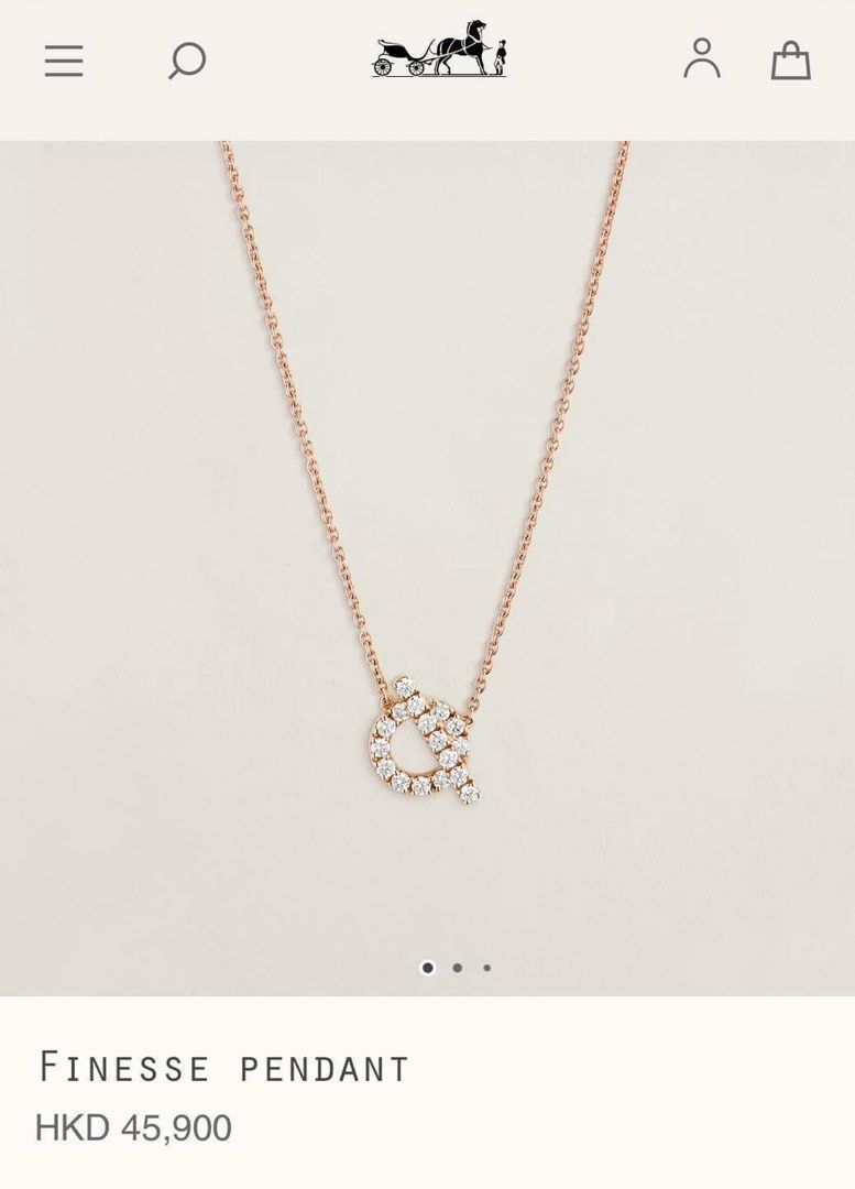 Hermes Q Necklace