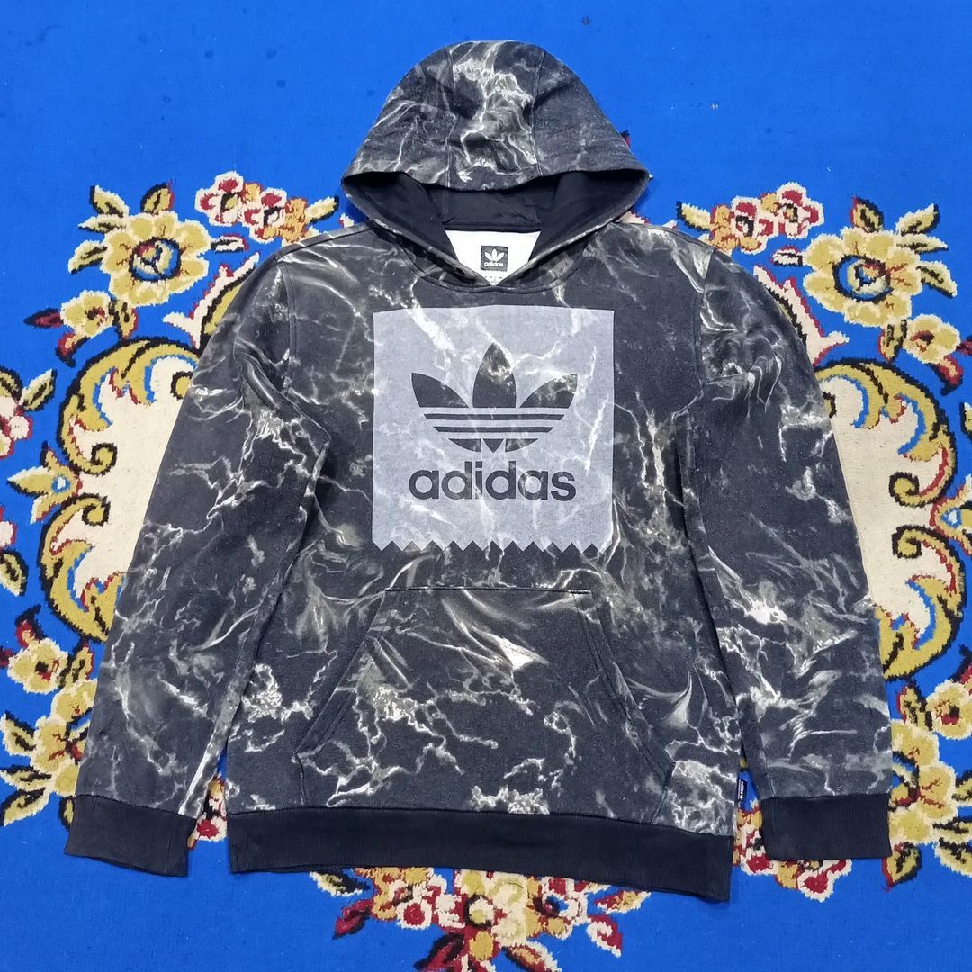 Hoodie Pria Keren ADIDAS Size M P 68cm x L 54cm hd bagus keren