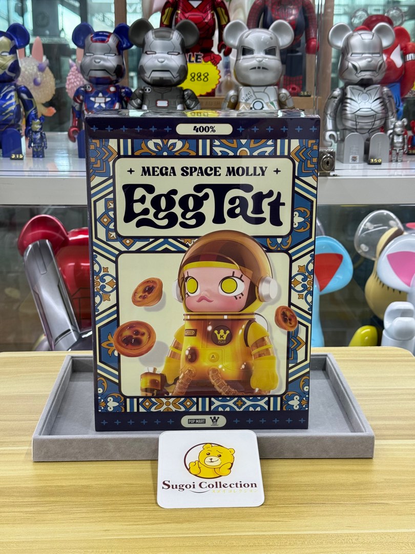 In Stock] Mega Space Molly 400% “Egg Tart” (Macau Exclusive