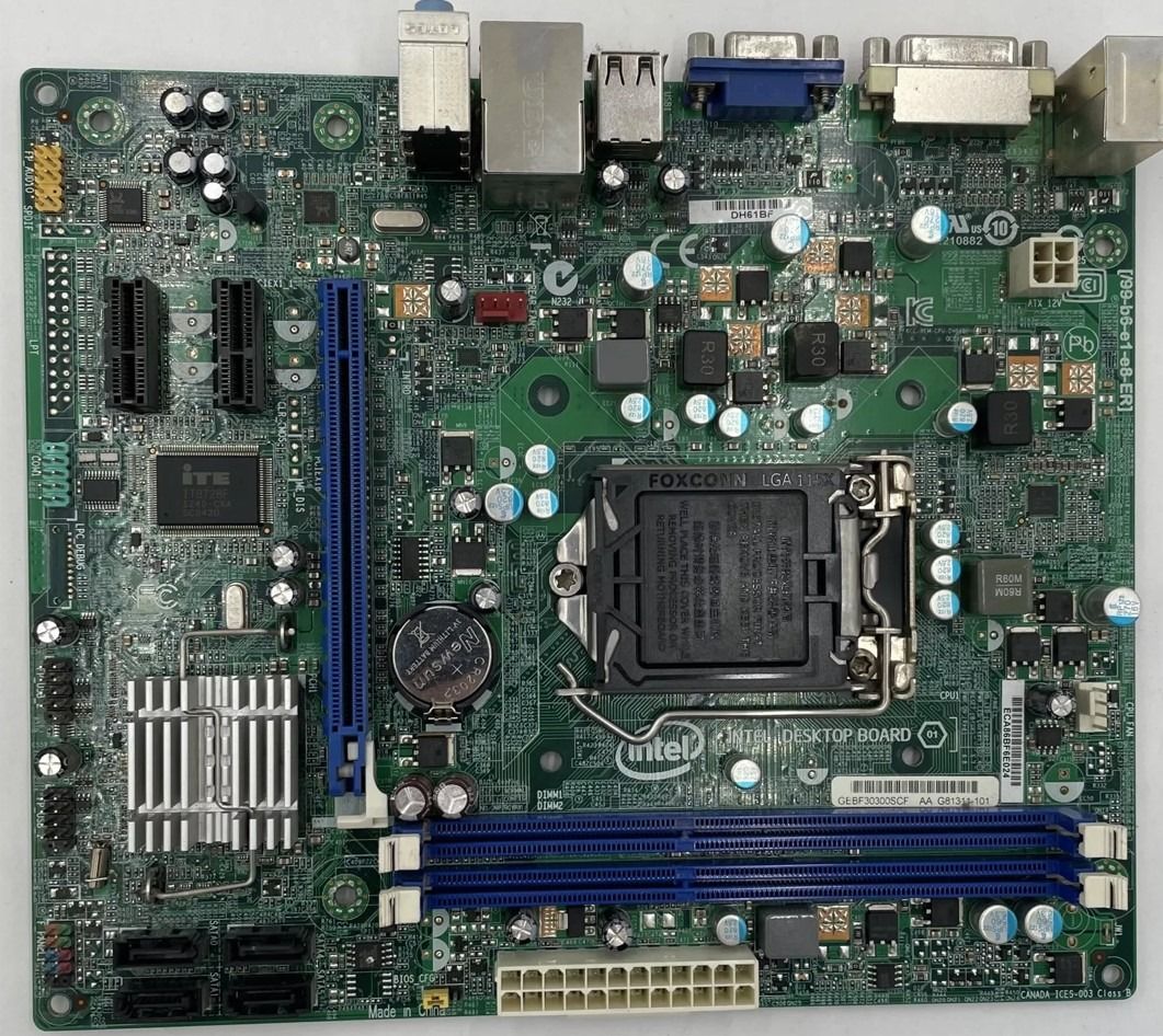 Intel DH61BF Desktop Motherboard LGA 1155 Micro ATX Intel Motherboard Carousell