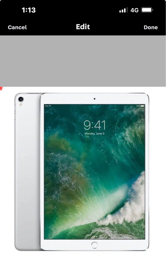 iPad PRO 10.5 Wifi+セルラー版 64GB MQEY2J/A 美品 iPad Pro 10.5