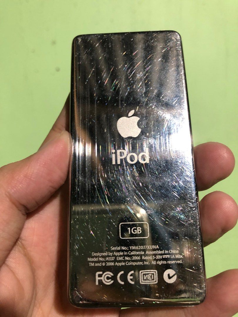 Ipod nano 1st gen (Category: Portable Audio Accessories) located in Malolos. Submitted by shoptofeelbetter (Listing ID 1320510231, Image 2). Description: Ipod nano 1st generation 📌fully working 📌with charger cable 📌 original 📌 considered as vintage…by Apple company. 📌Battery last for 30mins to 1 hour. 📌Issue: needs battery replacement. 📌 mp3’s or even ipods are making a comeback due to our new generations who choose to disconnect to connec