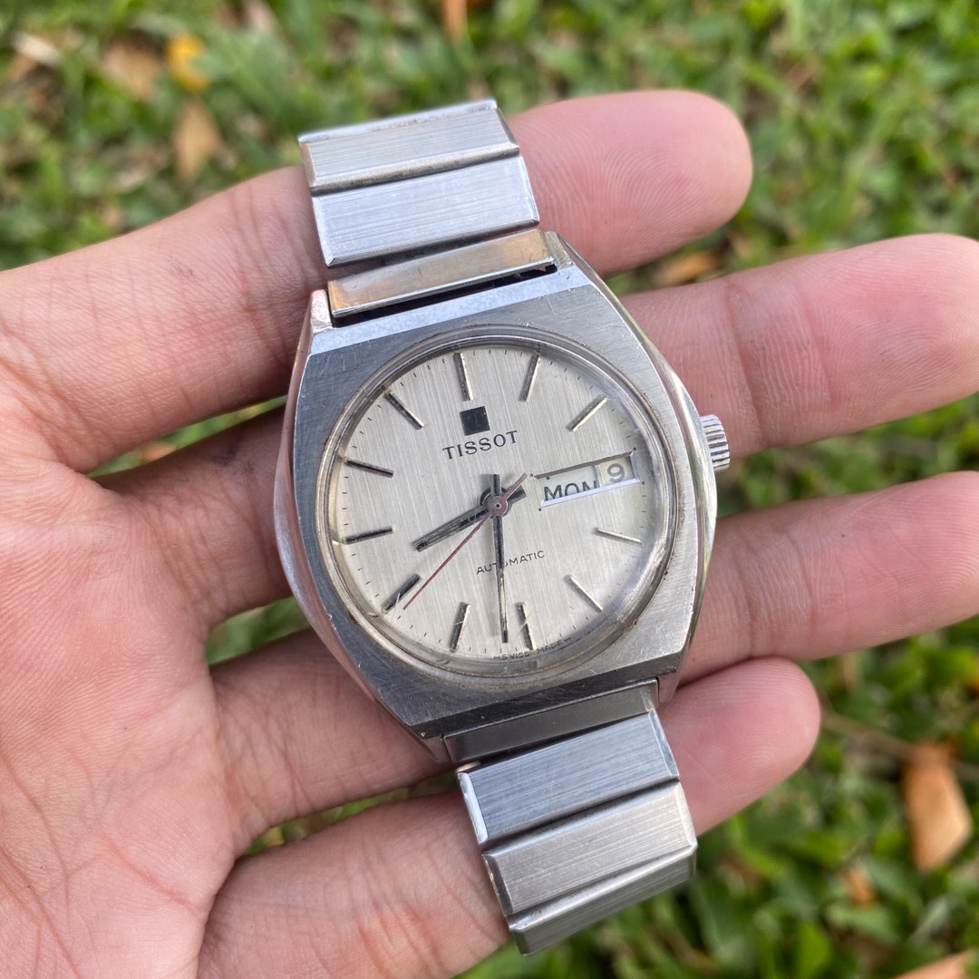 Jam tangan vintage Tissot Automatic jadul Swiss kuno antik classic mewah Full original