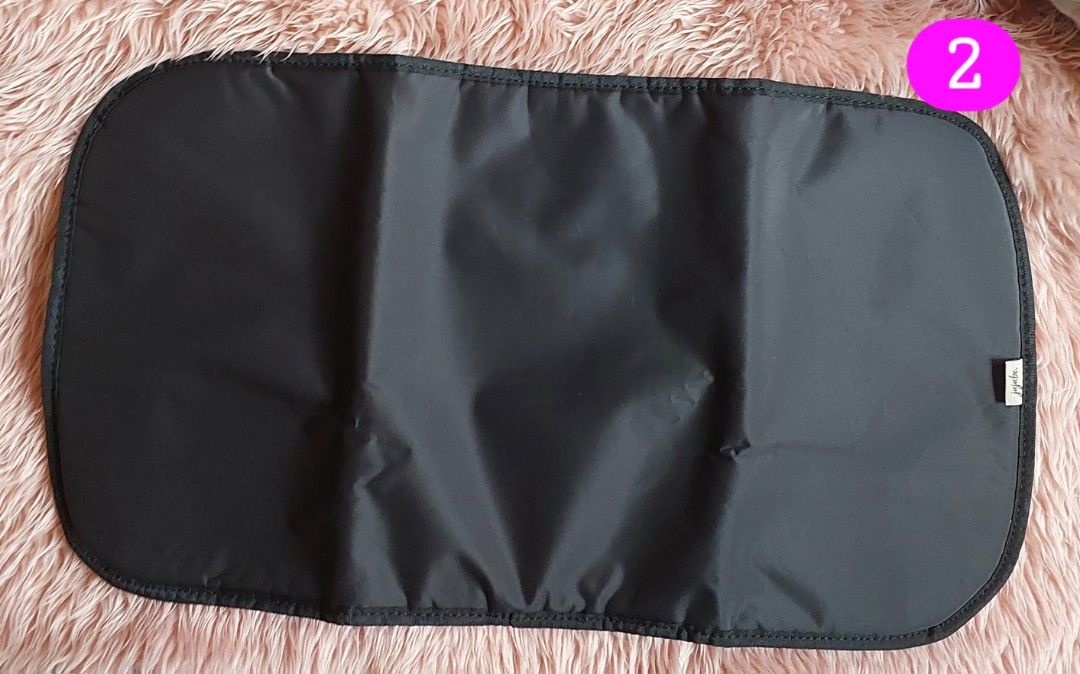 Jujube Change Pad (Category: Changing Mats & Accessories) located in Malabon City. Submitted by mom_of_three (Listing ID 1320568589, Image 3). Description: Price per piece. Can be used for customized bags.Never used. 1. Black Diamond- padded (SOLD) 2. Black - padded 3 and 4. Black - light, unpadded 5. Queen of the Nile (QOTN) - light, unpadded.