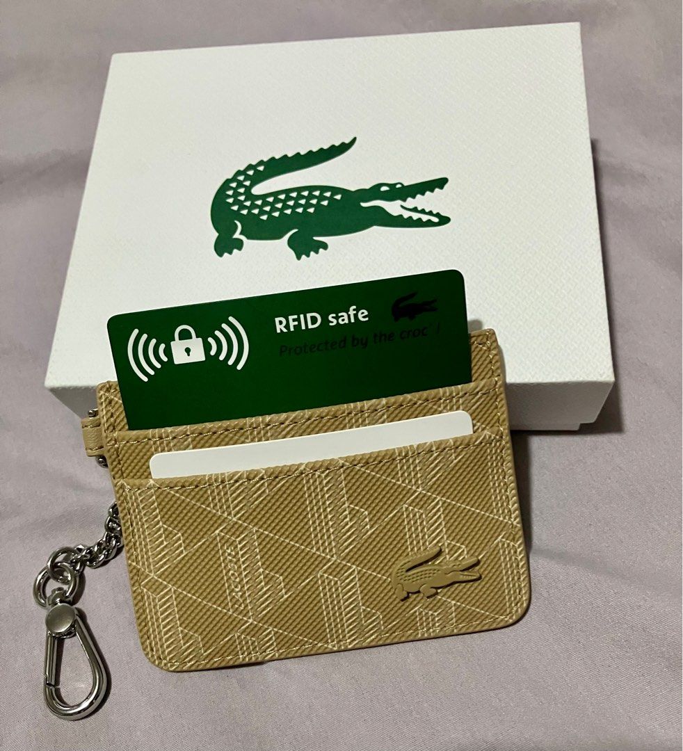 Lacoste cardholder Women s Fashion Bags Wallets Wallets Card holders on Carousell