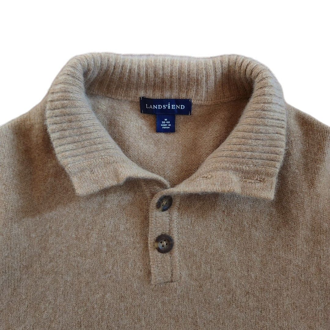 Lands end lambswool sweater top