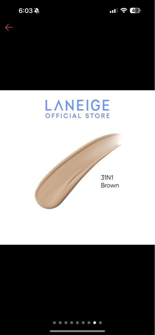 Laneige Neo foundation shade #31n (Category: Makeup) located in Valenzuela. Submitted by ashellay (Listing ID 1320493397, Image 2). Description: Bought last week unfortunately not my shade. Used once only due to mismatch of shade.