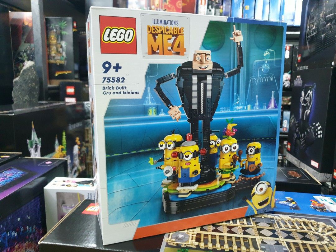 75582 Lego Despicable Me 75582 Brick Built Gru and Minions, Hobbies & Toys ...