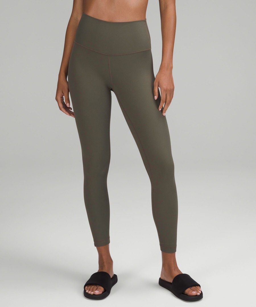 Lululemon Align Ribbed High Rise Pant 25 Size 2 Women s Fashion Activewear on Carousell