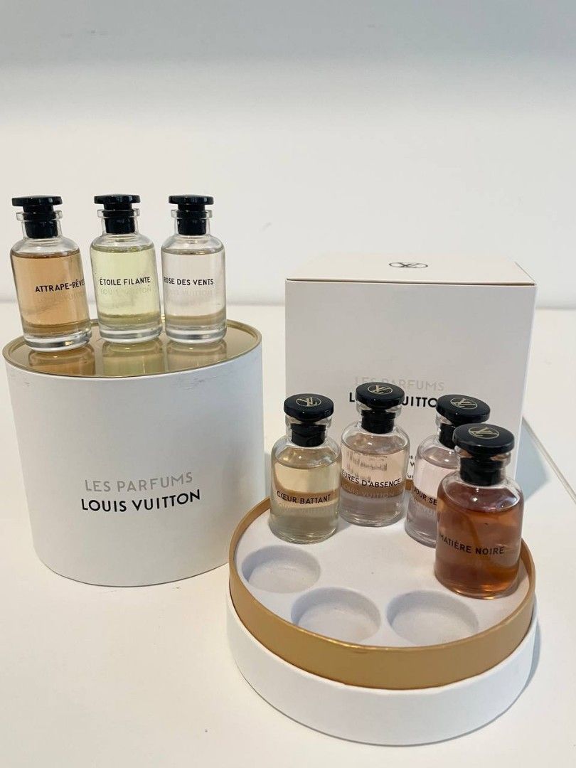 LV LOUIS VUITTON LES PARFUMS MINIATURE 7IN1 SET FOR WOMAN 7X10ML