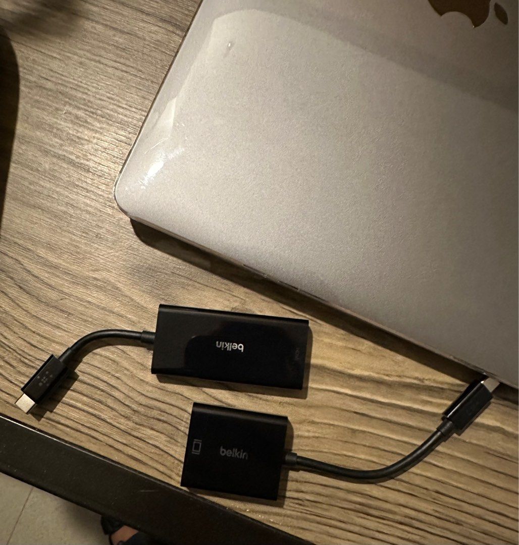 Macbook Adaptors (Category: Cables & Adaptors) located in Manila. Submitted by johnmichae39491 (Listing ID 1320194211, Image 1). Description: Adaptor for TV (HDMI) Adaptor to Projector Brand: Belkin Brand new and was bought in Power Mac Megamall.