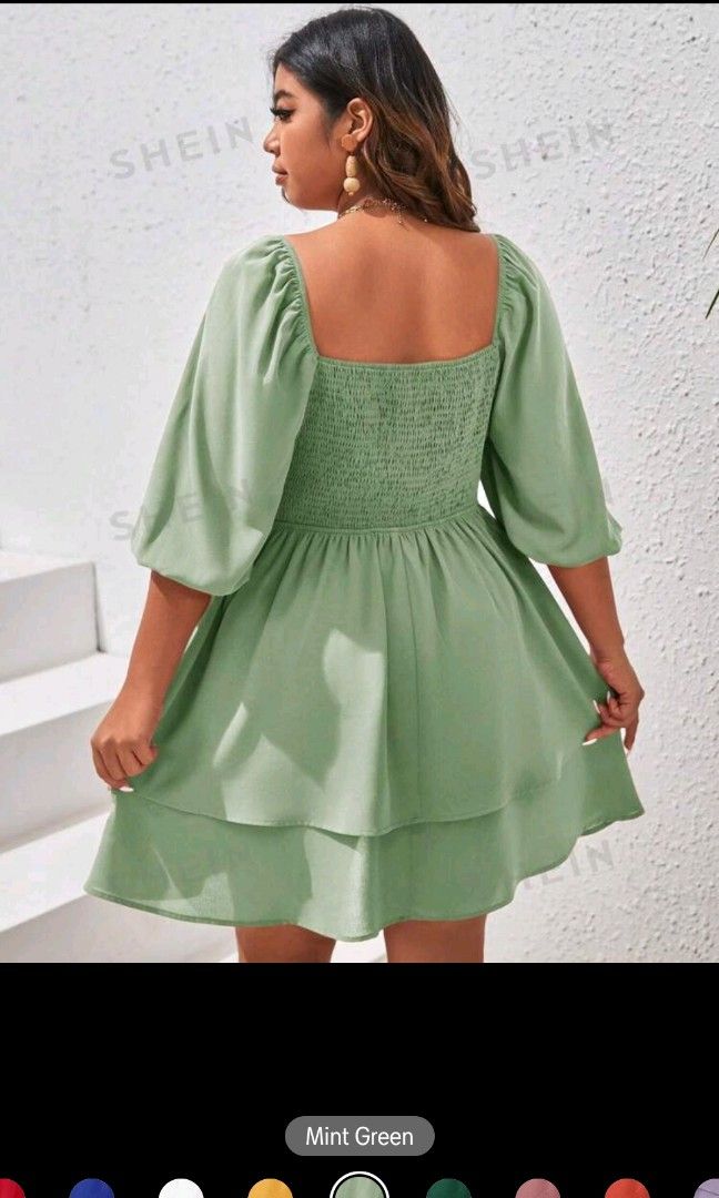 Mint green wedding guest dress (Category: Dresses) located in Santa Rosa. Submitted by strawberiii (Listing ID 1320448185, Image 2). Description: Used once, during my brother's wedding last July 2024 only. Bought it for 760php. Selling it for 400php. Fixed. In superb condition. RFS: Decluttering.