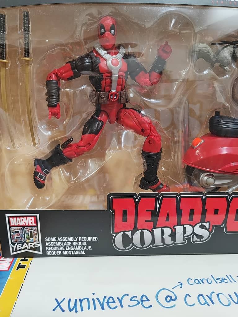 ML Marvel Legends DEADPOOL The Corps Dogpool Squirrelpool - rare sdcc ...