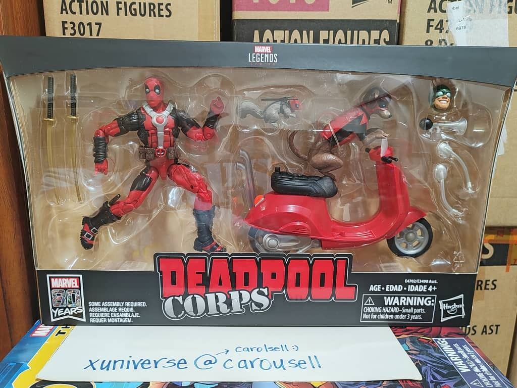 ML Marvel Legends DEADPOOL The Corps Dogpool Squirrelpool - rare sdcc ...