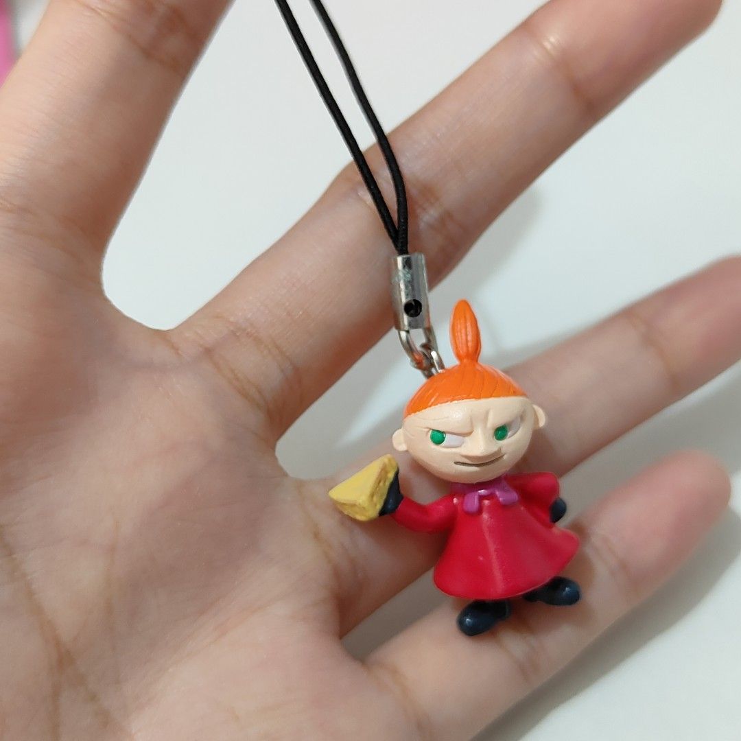 Moomin Little My Keychain Phone Strap Charm (Category: Character Goods) located in Quezon City. Submitted by meadowluvx (Listing ID 1320486468, Image 2). Description: 🥛 read me ˚ੈ♡ ๑ has paint chips, stains/discoloration, & scratches 🍮 ｡⁠☆ ๑ cod option not allowed ๑ please refrain from buying if sensitive to flaws (selling everything as is) ๑ please manage your expectations as these are secondhand items. may also need minimal cleaning. common i
