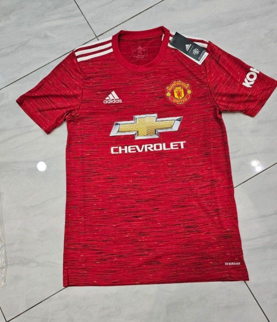 New Manchester United 2020 21 Home Jersey Men s Fashion Activewear on Carousell