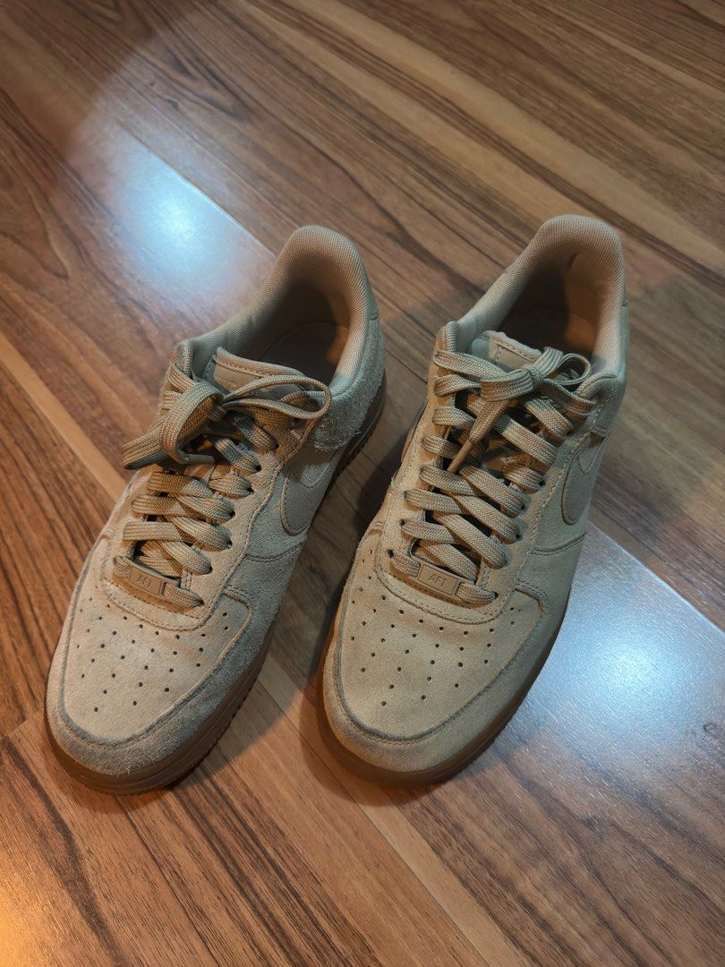 Nike Air Force 1 07 LV8 Suede Mushroom Gum Medium Brown Men s Fashion Footwear Sneakers on Carousell