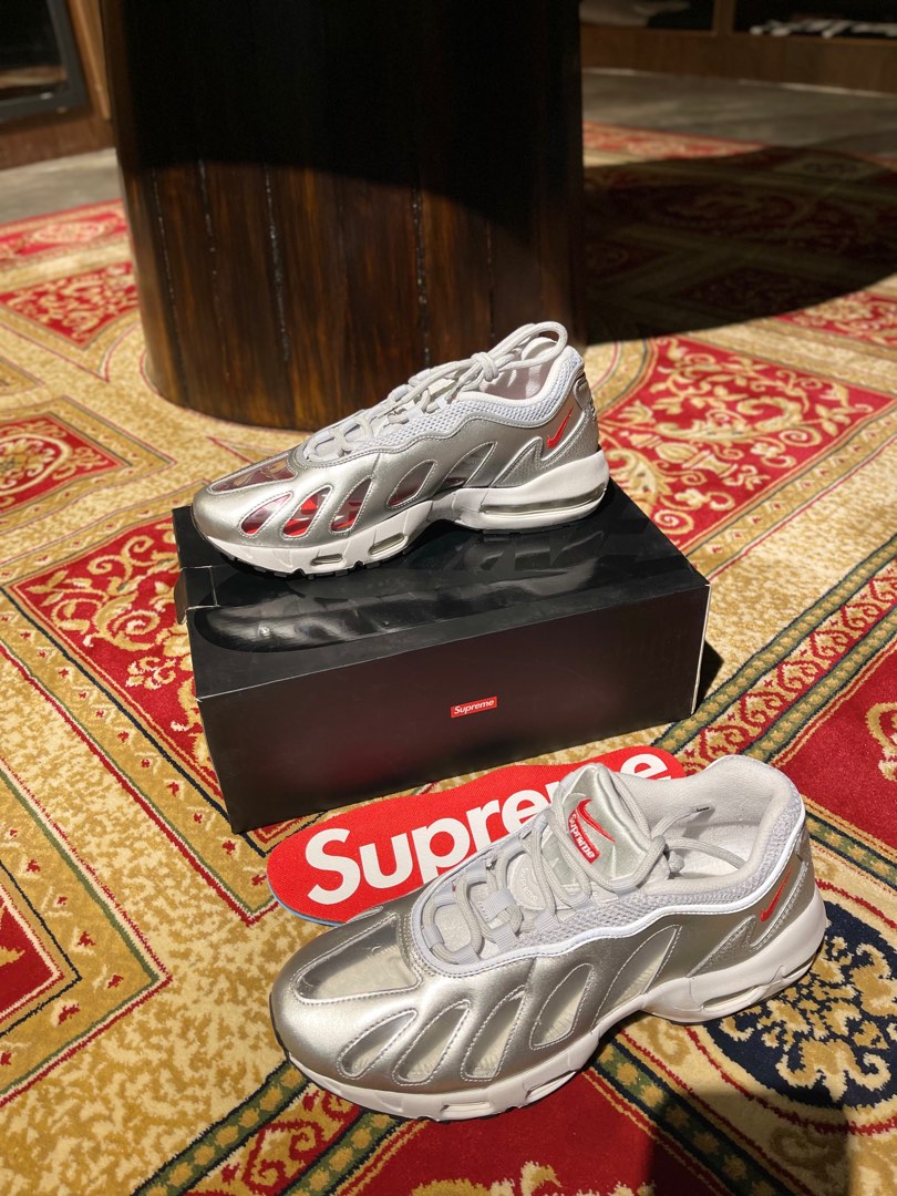 nike air max 96 supreme silver