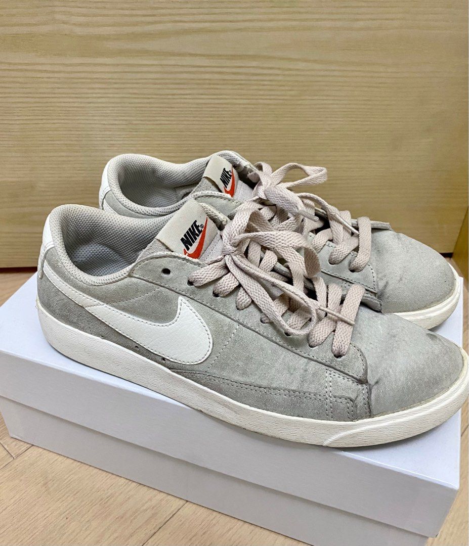 nike blazer low vintage suede grey