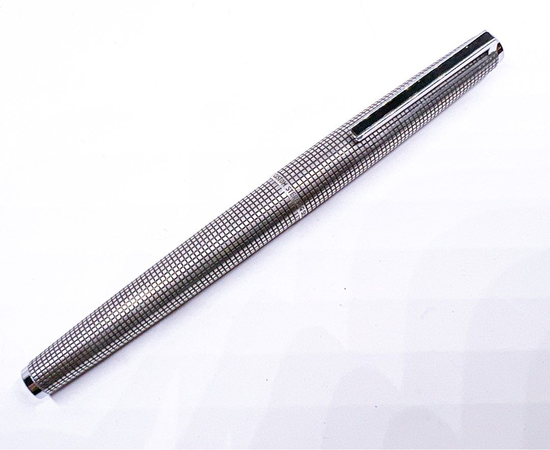 Pilot Custom sterling silver 925 fountain pen 18k white gold F