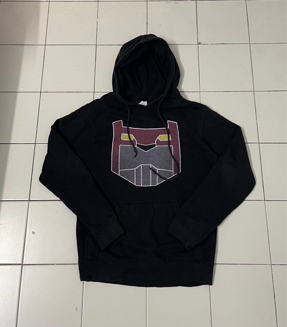 Rare vintage american animated series voltron red lion logo hoodies