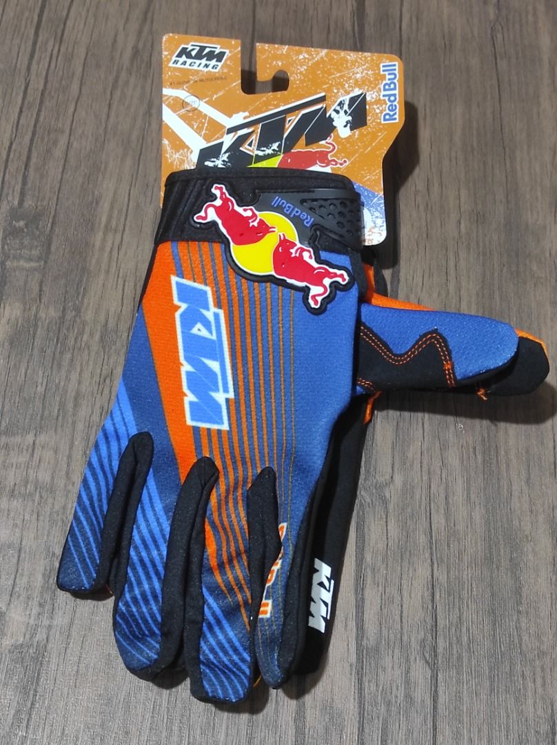 Red Bull x KTM XL cycling MTB sports gloves
