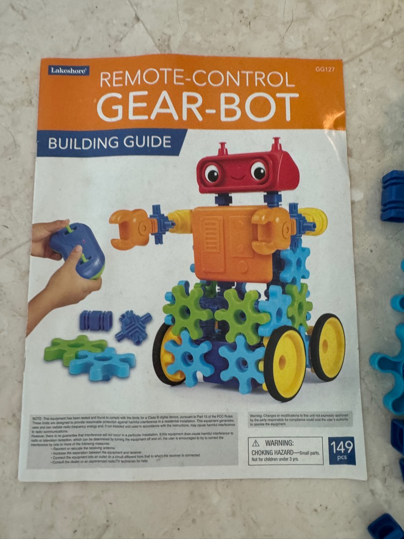 Remote control gear bot clearance