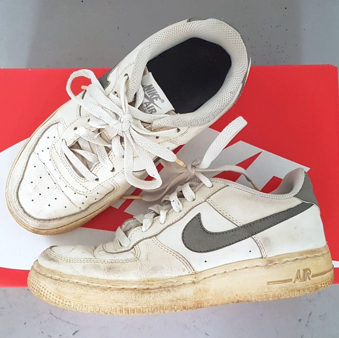 RETRO NIKE AIR FORCE ONE Shoes Designer Low Phantom Model Youth Size US 5 UK 4.5