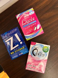 Rohto eyedrops 3 box