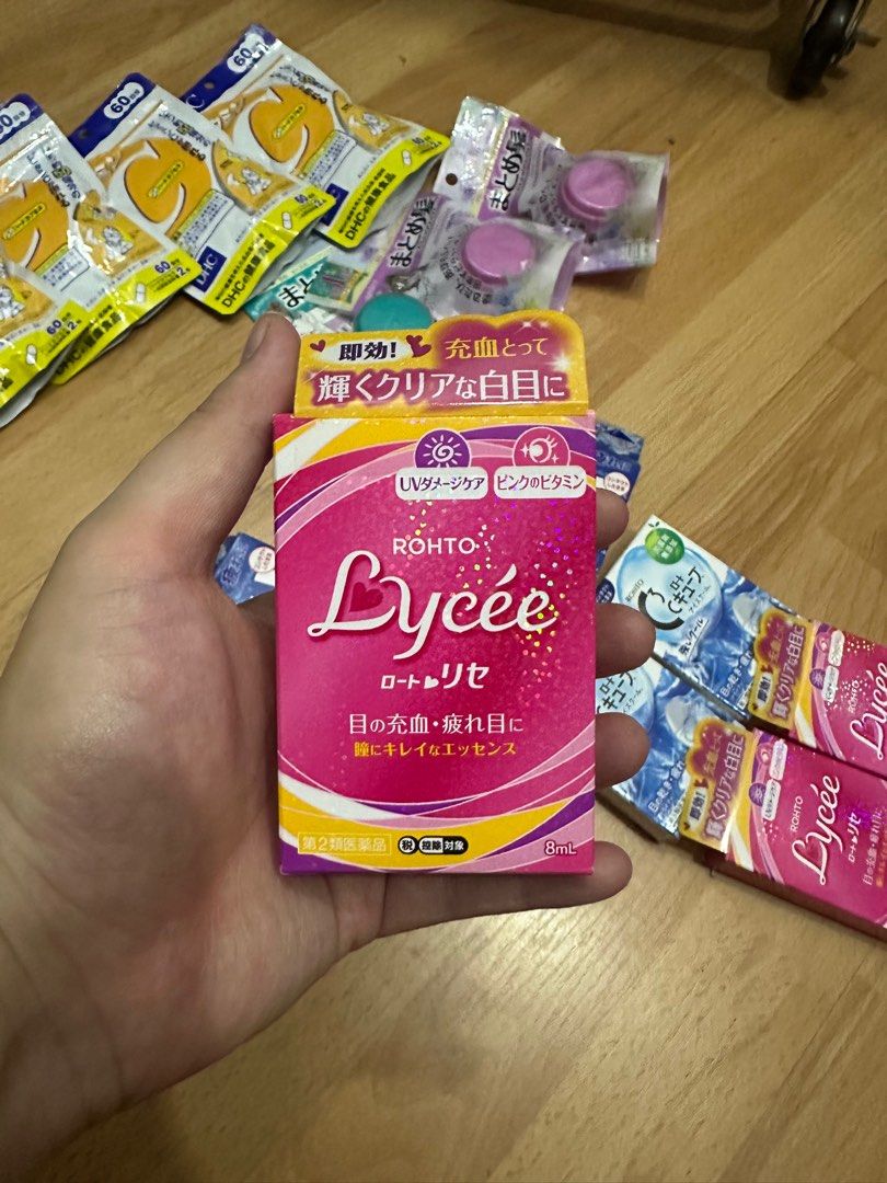 Rohto Lycee Non Contacts Eye Drops 8ml (Category: Vision Care) located in Quezon City. Submitted by eclosetbyems (Listing ID 1320402304, Image 1). Description: Rohto Lycee Non Contacts Eye Drops 8ml 📍285 each 3 available.