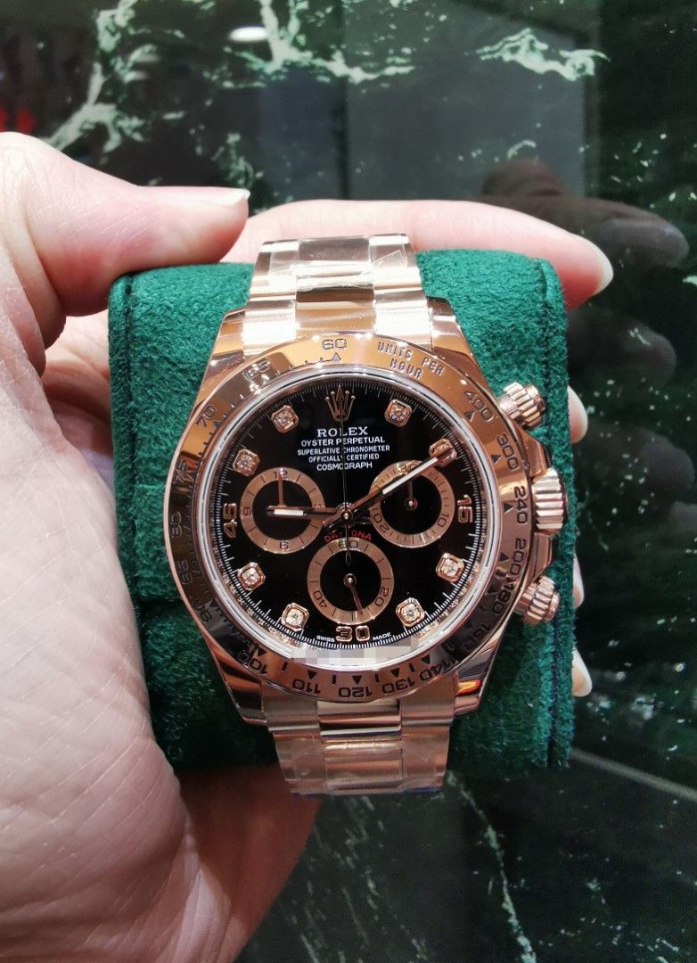 Rolex daytona full rose gold on sale