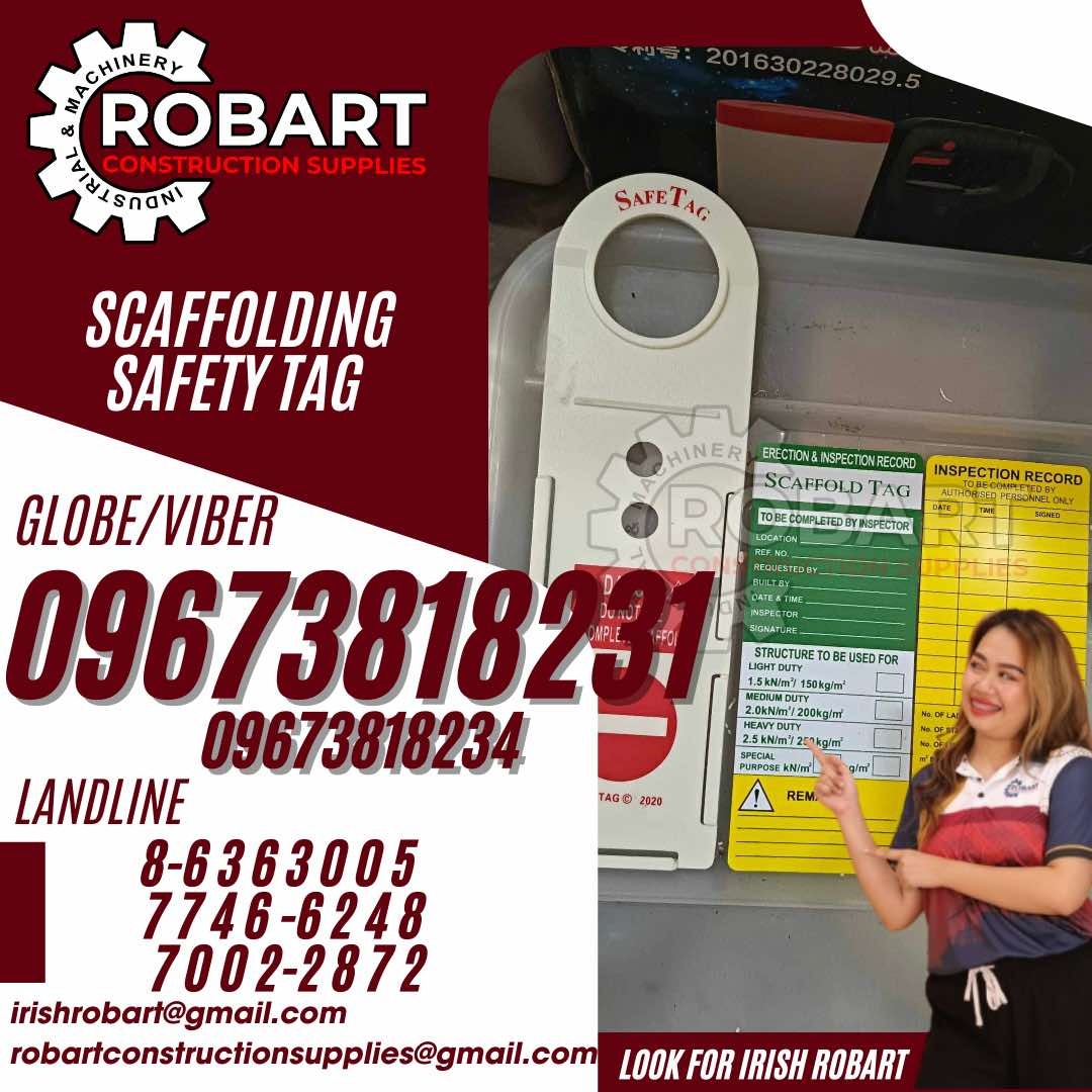 scaffolding safety tag, Commercial & Industrial, Construction Tools ...