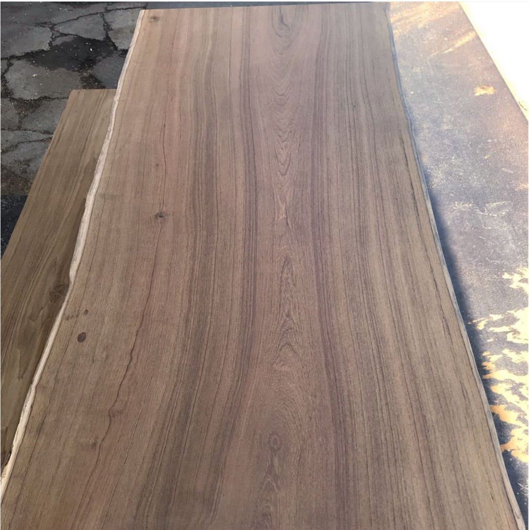 Single solid teak table slab & bench (Category: Tables & Sets) located in Singapore. Submitted by jookoh (Listing ID 1320543038, Image 3). Description: 1.8m by 0.8m 1.8m by 0.3m.
