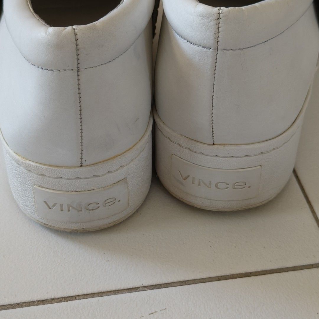 Size 38 White Vince Weadon sneakers