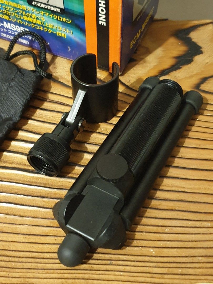 SONY Desktop Microphone Stand/ Holder (Category: Microphones) located in Las Pinas. Submitted by oldsthetics (Listing ID 1320524412, Image 3). Description: SONY Desktop Microphone Stand/ Holder Lightly used condition Stand / Holder only (No microphone) Best for home and studio Portable and foldable Selling for only 350🔖 Location Las pinas --📌 MUST READ Before Messaging 📌-- 🔸️Price is posted 🔸️Pickup or Lalamove Buyer's expense / booking Sett
