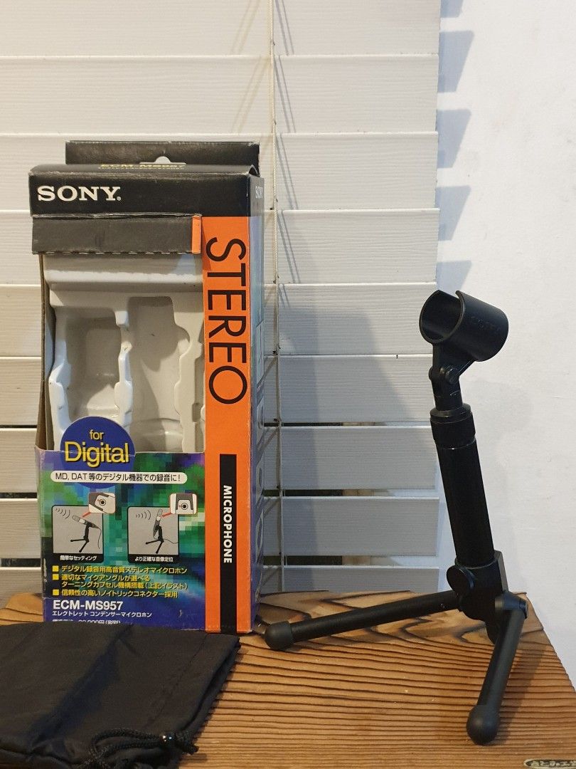 SONY Desktop Microphone Stand/ Holder (Category: Microphones) located in Las Pinas. Submitted by oldsthetics (Listing ID 1320524412, Image 1). Description: SONY Desktop Microphone Stand/ Holder Lightly used condition Stand / Holder only (No microphone) Best for home and studio Portable and foldable Selling for only 350🔖 Location Las pinas --📌 MUST READ Before Messaging 📌-- 🔸️Price is posted 🔸️Pickup or Lalamove Buyer's expense / booking Sett
