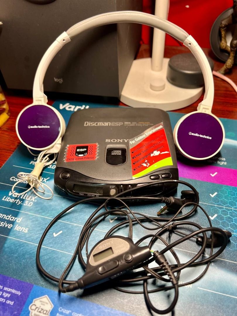 Sony Discman ESP model: D232 (w/ free working Audio technica), Audio ...
