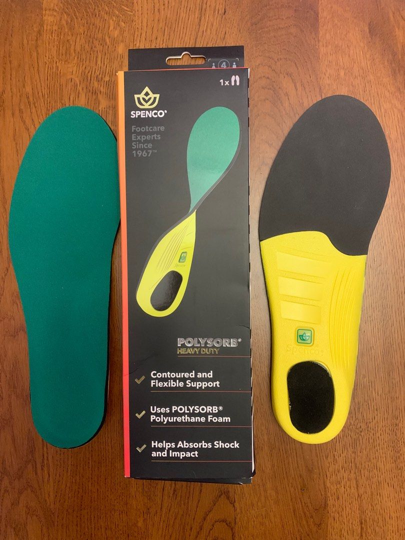 Spenco polysorb heavy duty insoles deals