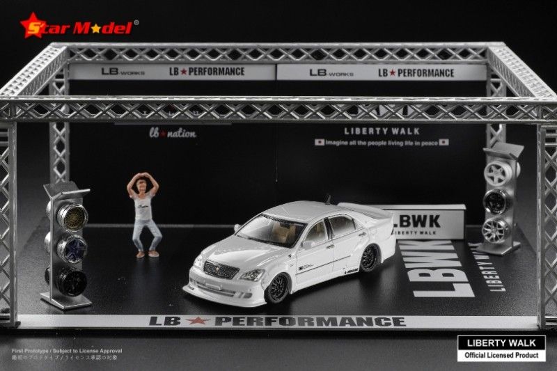 Star Model 1:64合金模型日本LBKW授權產品！Crown皇冠第12代S180