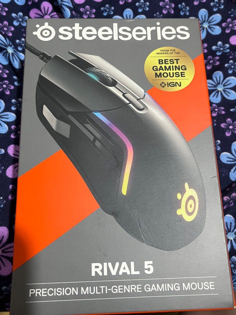 STEELSERIES RIVAL 5 (Category: Mouse & Mousepads) located in Manila. Submitted by isharosete (Listing ID 1320556755, Image 1). Description: BRAND NEW!! Inopen lang to check but still nasa box rfs: nabilan pala ko ng bf ko ng rival 650 .