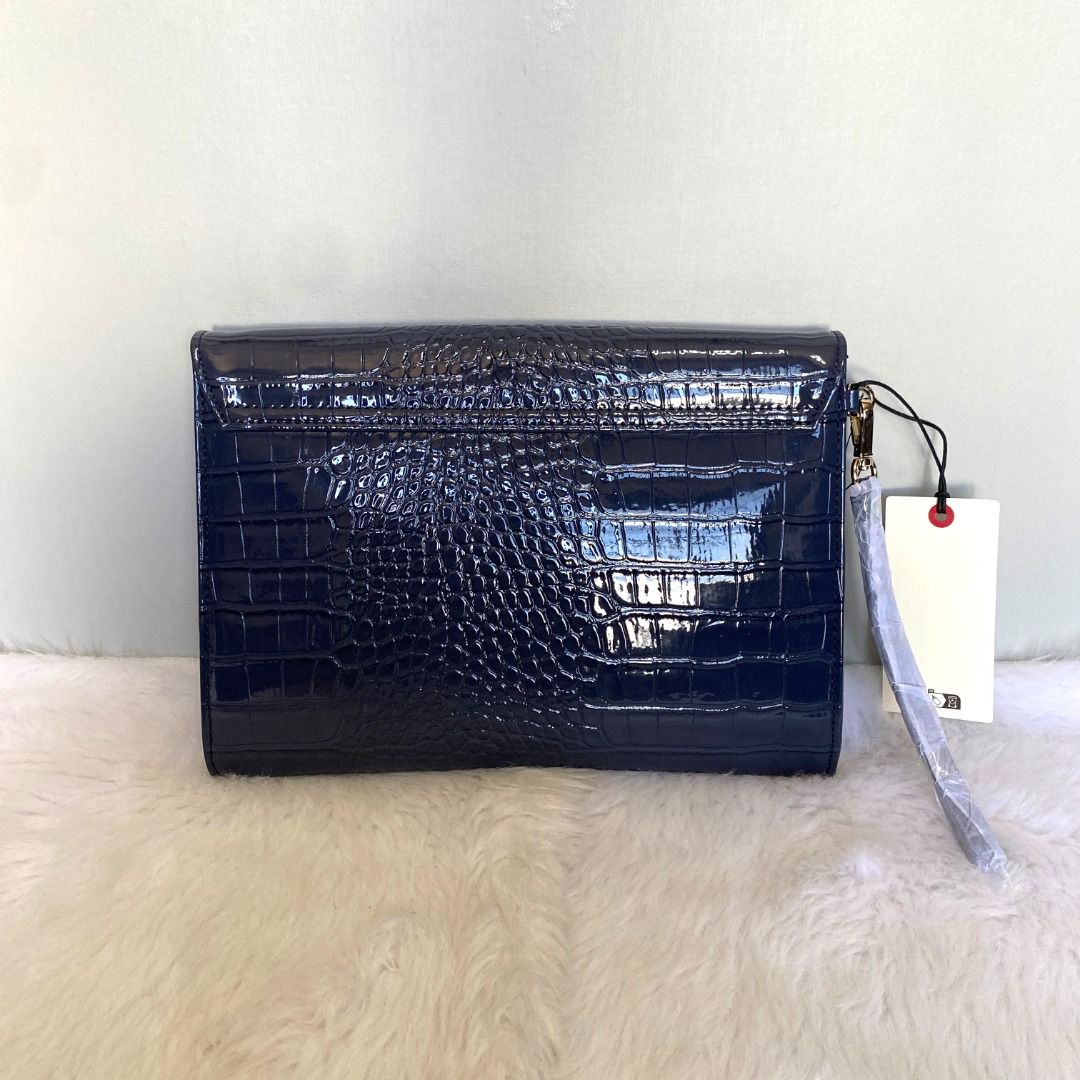 Ted baker navy blue clutch bag best sale