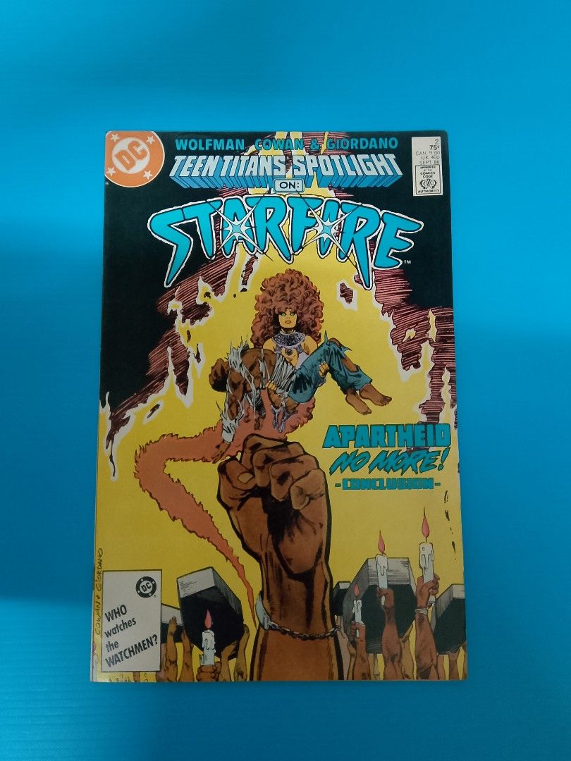 Teen Titans Spotlight #2 ( Denys Cowan - Cover Art ) DC Copper Age ...