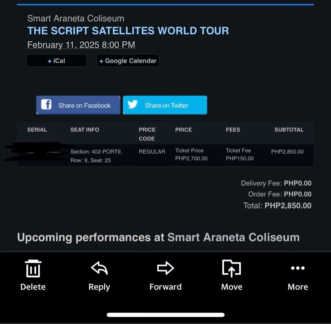 THE SCRIPT SATELLITES WORLD TOUR, Tickets & Vouchers, Event Tickets on ...