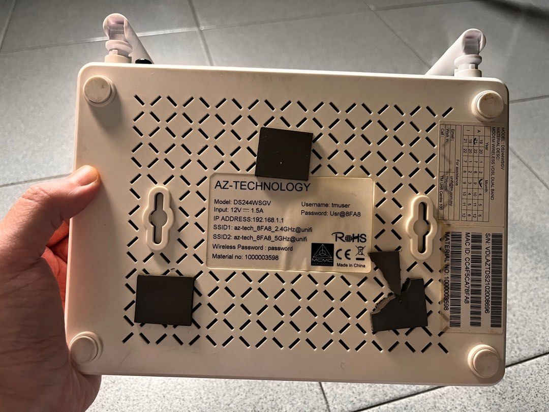 TM Unifi Wifi Router, Computers & Tech, Parts & Accessories, Networking ...