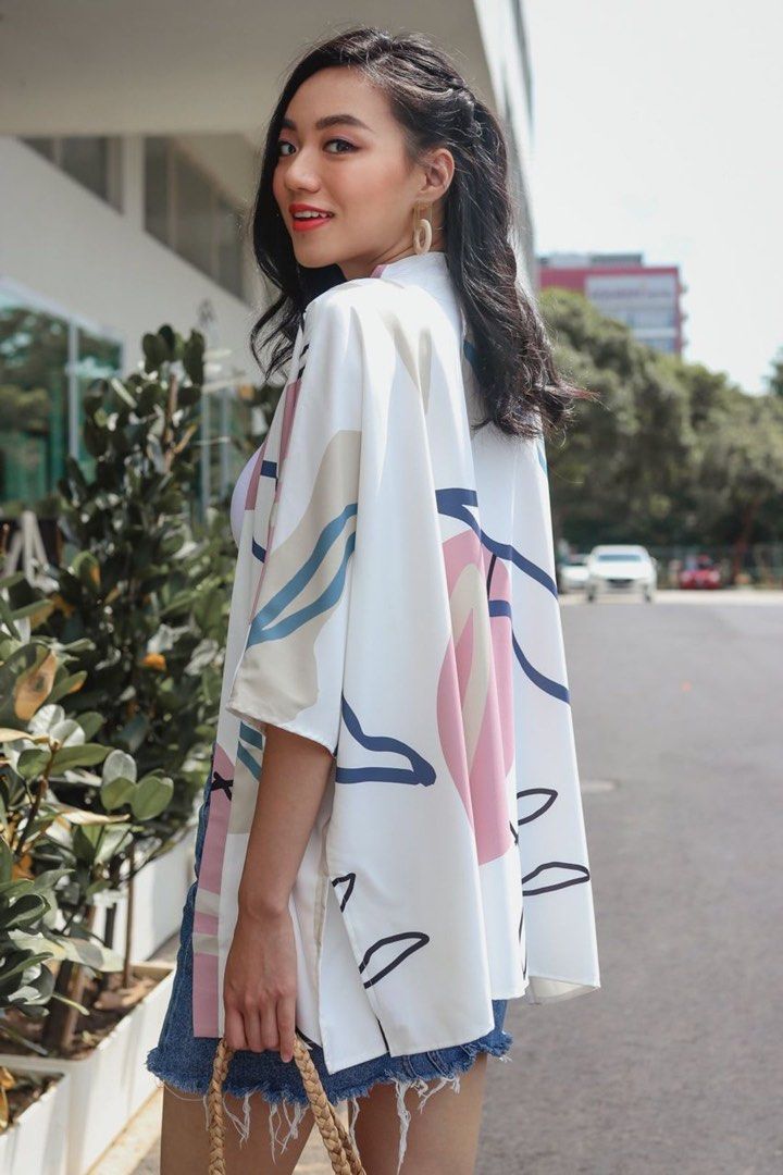 Very kimono jacket cheap