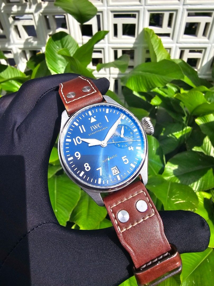 UNDER IWC WARRANTY 2026 IWC IW501002 501002 BIG PILOT S PILOT WATCH EDITION LE PETIT PRINCE BLUE DIAL